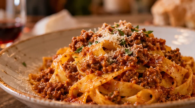 Tagliatelle mit Ragù