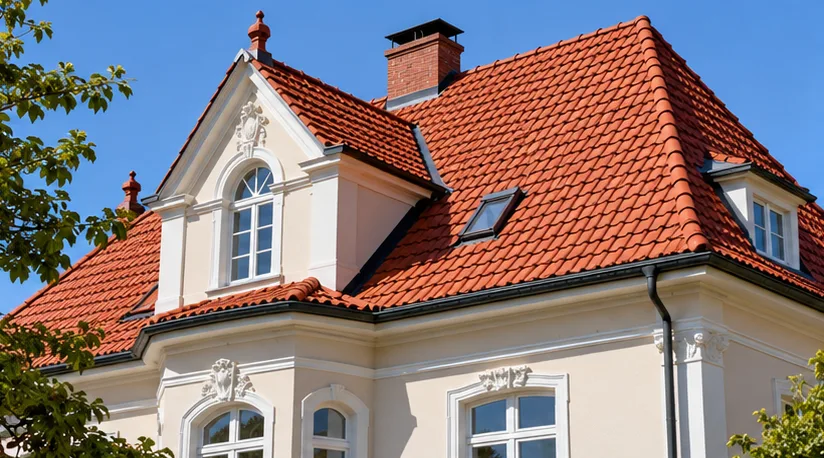 Altbau mit saniertem Ziegeldach