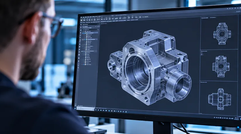CAD-Konstruktion am Bildschirm